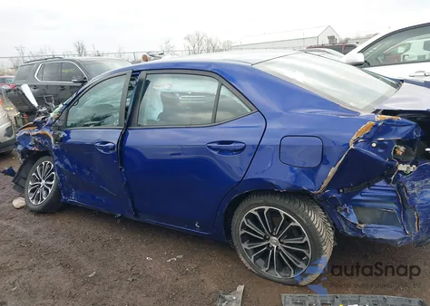 2014 Toyota Corolla S Plus z USA, uszkodzony, nr VIN 2T1BURHE2EC127511